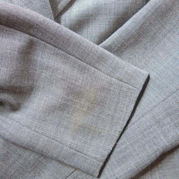 TAHARI Arthur Levine Wool Blend Jacket Blazer Size 4 Women Brown Gray Office - Picture 13 of 14